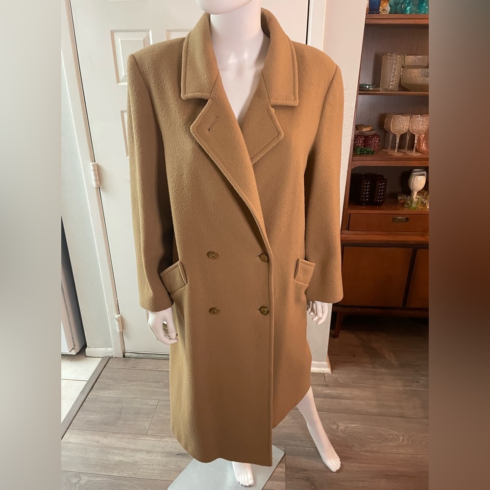 Forecaster of Boston vintage wool trench coast size 10